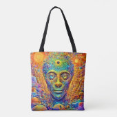 Psychedelic Mind Art Tasche (Rückseite)
