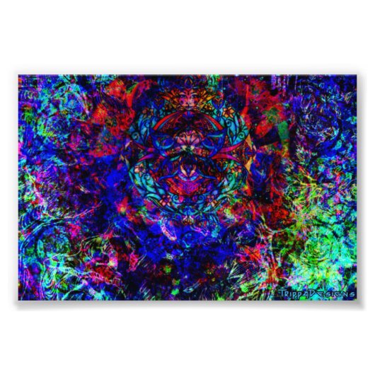 Psychedelic Mini Poster (Vorne)