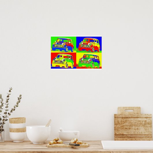 Psychedelic Minis Poster (Küche)