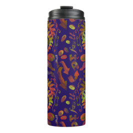 Psychedelic Mirror Symmetrie Abstrakte Kunst Thermosbecher