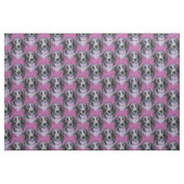 Psychedelic Moon Dog Border Collie Fabric Stoff (Fat Quarter (45,7 x 55,9 cm))
