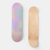 Psychedelic Mottles Pastel Skateboard (Vorderseite)