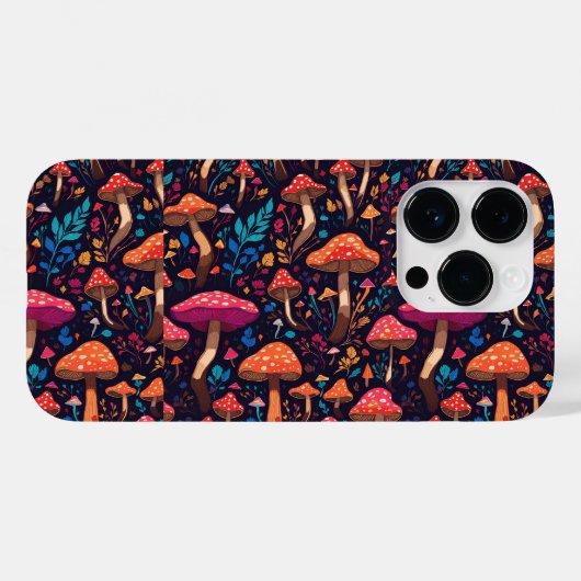 Psychedelic Mushroom Case-Mate iPhone Hülle (Rückseite (Horizontal))