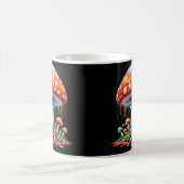 Psychedelic Mushroom Illustration Kaffeetasse (Mittel)