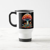 Psychedelic Mushroom Illustration Reisebecher (Links)