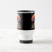 Psychedelic Mushroom Illustration Reisebecher (Mittel)