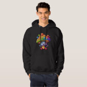 Psychedelic Mushroom Lover and Forager Hoodie (Vorne ganz)
