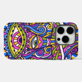 Psychedelic Mushroom Swirl iPhone 16 Fall Case-Mate iPhone Hülle (Rückseite (Horizontal))