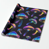 Psychedelic Mushroom Wrapping Paper Geschenkpapier (Ungerollt)