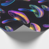 Psychedelic Mushroom Wrapping Paper Geschenkpapier (Ecke)