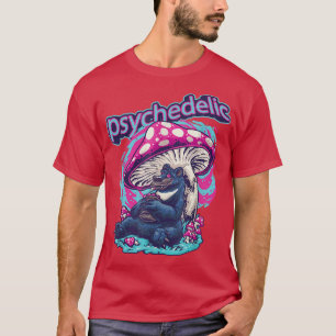 Psychedelic Mushrooms Bären Trippy Rave Festival R T-Shirt