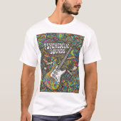 Psychedelic Music Vibes Retro Graphic T - Shirt, T T-Shirt (Vorderseite)