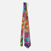 Psychedelic Neck Tie Krawatte (Rückseite)
