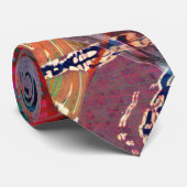 Psychedelic Necktie Krawatte (Gerollt)