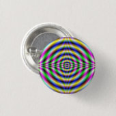 Psychedelic Neon Eye Button (Vorne & Hinten)