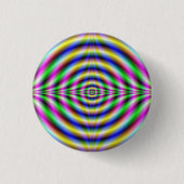 Psychedelic Neon Eye Button (Vorderseite)