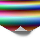 Psychedelic Neon Eye Poster (Ecke)