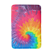 Psychedelic Neon Krawatte Dye Badematte (Vorderseite Vertikal)