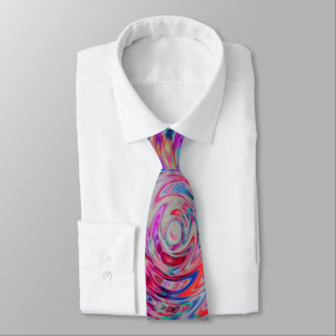 Psychedelic Neon Rainbow Neck Tie passt alles! Krawatte