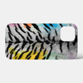 Psychedelic Night Tiger Skin Print Case-Mate iPhone Hülle (Rückseite (Horizontal))