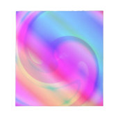 Psychedelic Notepad Notizblock (Vorderseite)