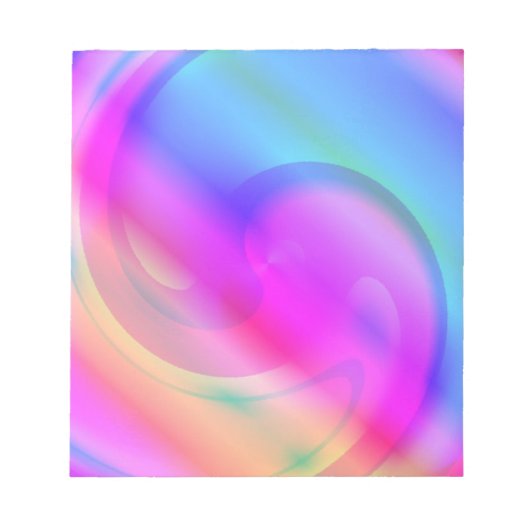 Psychedelic Notepad Notizblock (Vorderseite)