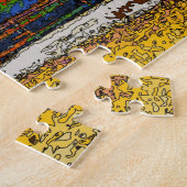 Psychedelic NYC: Brooklyn Bridge #1 Puzzle (Seite)