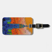 Psychedelic NYC: ESB #3 Gepäckanhänger (Vorderseite horizontal)