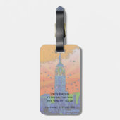 Psychedelic NYC: ESB #3 Gepäckanhänger (Rückseite vertikal)