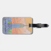 Psychedelic NYC: ESB #3 Gepäckanhänger (Rückseite horizontal)