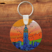 Psychedelic NYC: ESB #3 Schlüsselanhänger (Vorderseite)