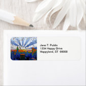 Psychedelic NYC: ESB-weite Skyline-Ansicht (Insitu)