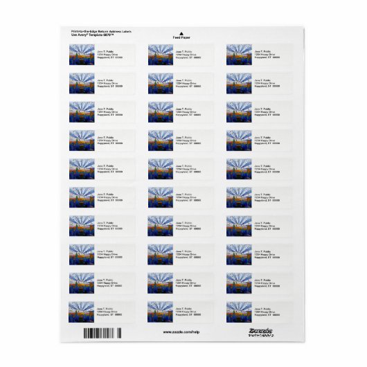 Psychedelic NYC: ESB-weite Skyline-Ansicht (Vorne)