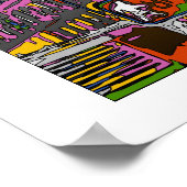 Psychedelic NYC: Gewerkschaft Square Gebäude, St S Poster (Ecke)