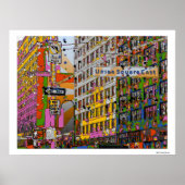 Psychedelic NYC: Gewerkschaft Square Gebäude, St S Poster (Vorne)