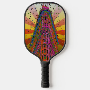 Psychedelic NYC - Top of the Flatiron Gebäude A2 Pickleball Schläger