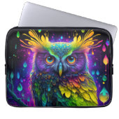 Psychedelic Owl Laptopschutzhülle (Vorderseite)