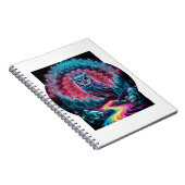 Psychedelic Owl Mandala - Trippy Forest Art Notizblock (Rechte Seite)