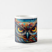 Psychedelic Owls Version 11 Tasse (Mittel)