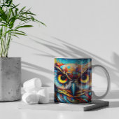 Psychedelic Owls Version 11 Tasse