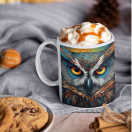 Psychedelic Owls Version 23 Tasse