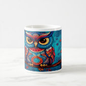Psychedelic Owls Version 3 Tasse (Mittel)