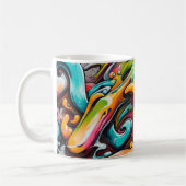 Psychedelic Paint Kaffeetasse (Links)