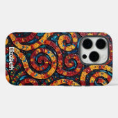 Psychedelic Paisley Case-Mate iPhone Hülle (Rückseite (Horizontal))