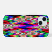 Psychedelic Party-Wellen..... iPhone 15 Hülle (Rückseite (Horizontal))