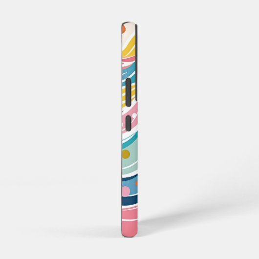 Psychedelic Pastel Rainbow Wave Samsung Galaxy Hülle (Rechte Seite)