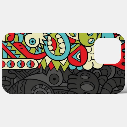 Psychedelic Patterns Case-Mate iPhone Hülle (Rückseite (Horizontal))