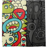 Psychedelic Patterns Duschvorhang (Vorderseite)