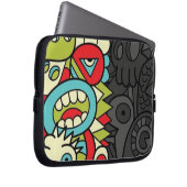 Psychedelic Patterns Laptopschutzhülle (Vorne Rechts)