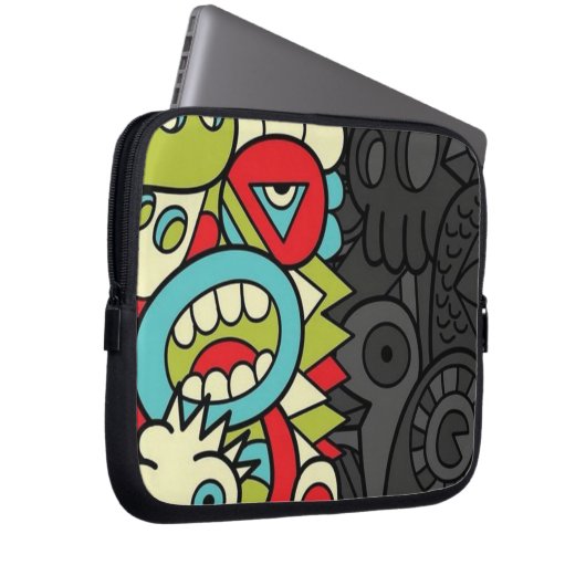 Psychedelic Patterns Laptopschutzhülle (Vorne Rechts)